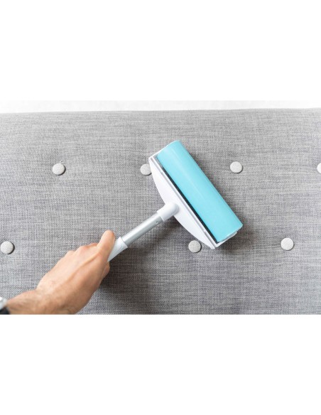 Rodillo de Pelusas XXL blanco/turquesa