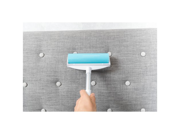 Rodillo de Pelusas XXL blanco/turquesa