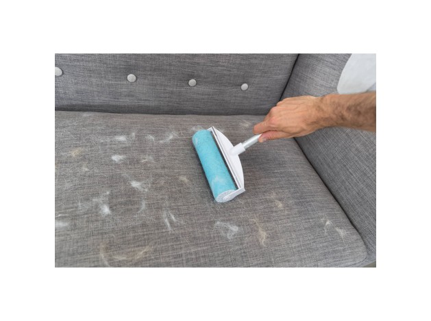 Rodillo de Pelusas XXL blanco/turquesa