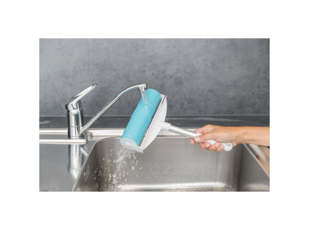 Rodillo de Pelusas XXL blanco/turquesa