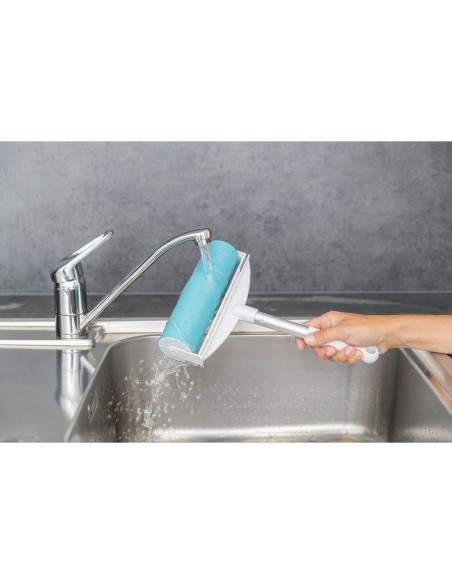 Rodillo de Pelusas XXL blanco/turquesa