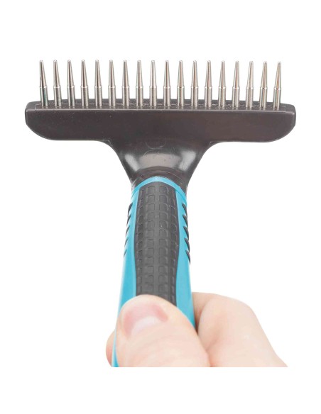 Rastrillo Metal Pelo Largo - Pack de 3 unidades