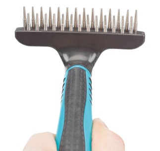 Rastrillo Metal Pelo Largo - Pack de 3 unidades 2