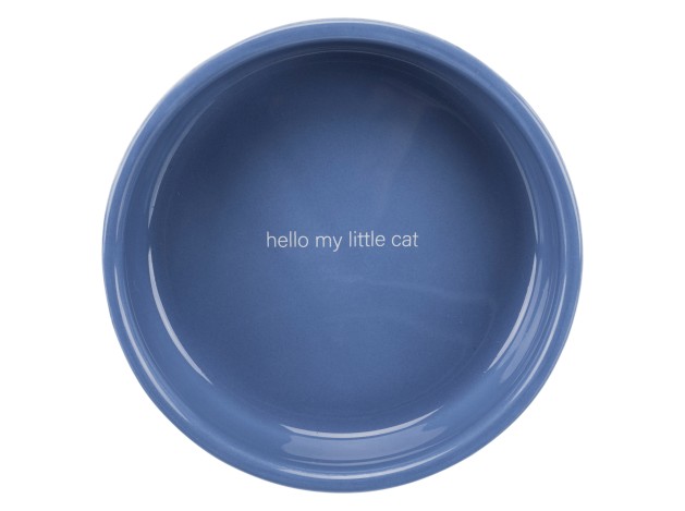 Comedero Cerámica para Razas Hocico Corto azul...