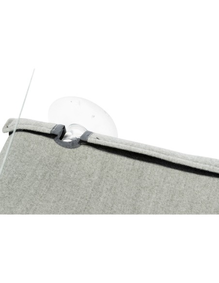 Alfombrilla para el cristal de la ventana gris