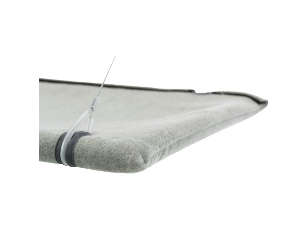 Alfombrilla para el cristal de la ventana gris