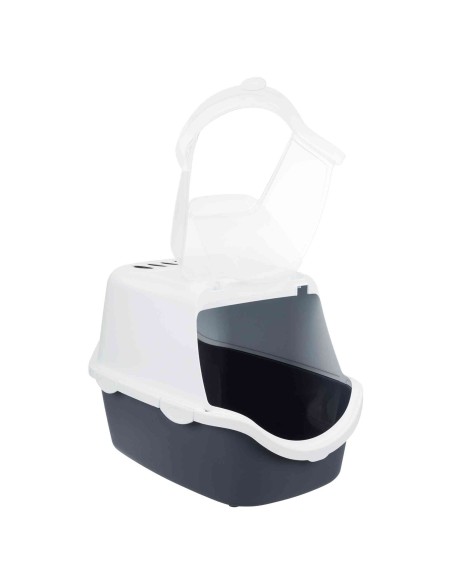 Bandeja Higiénica Vico Open Top con Cubierte azul gris/blanco