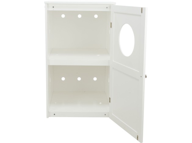 Casa para Gatos con 2 Pisos blanco