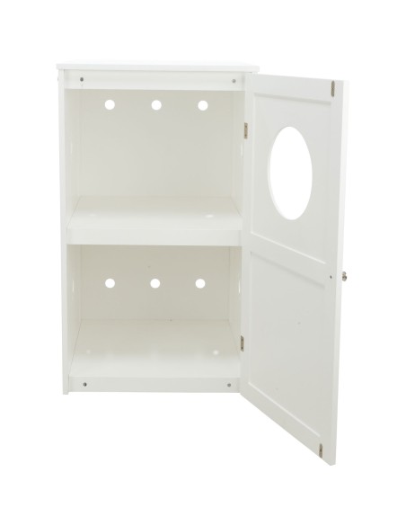 Casa para Gatos con 2 Pisos blanco