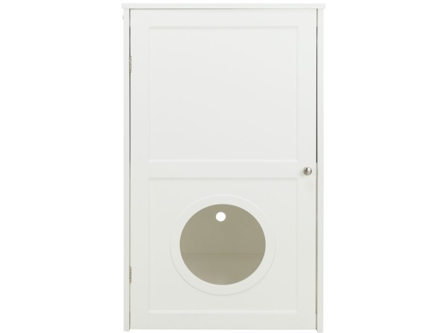 Casa para Gatos con 2 Pisos blanco