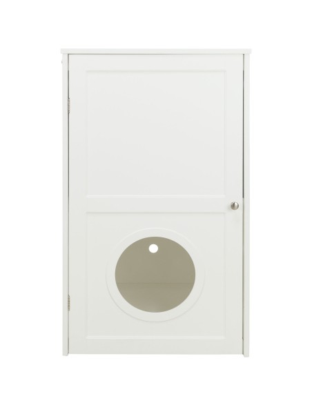 Casa para Gatos con 2 Pisos blanco