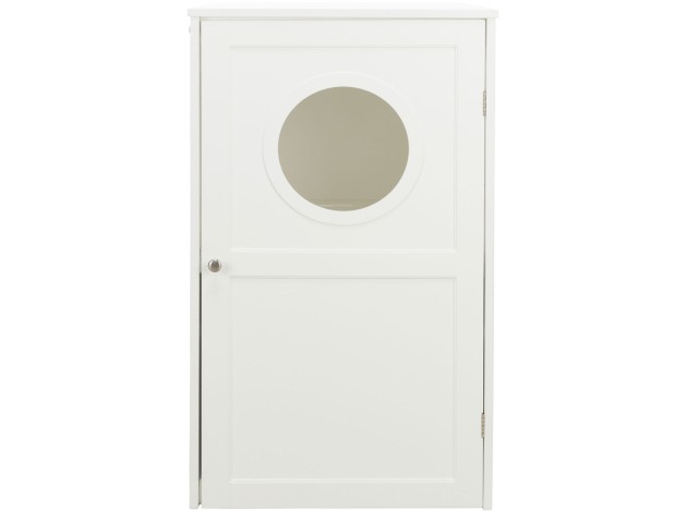 Casa para Gatos con 2 Pisos blanco