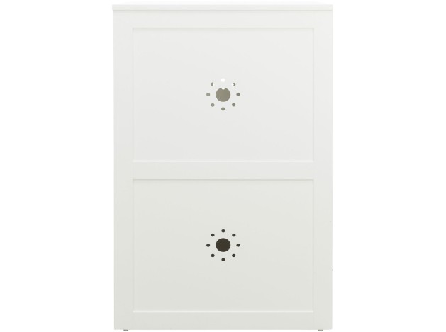 Casa para Gatos con 2 Pisos blanco