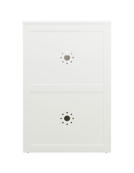 Casa para Gatos con 2 Pisos blanco