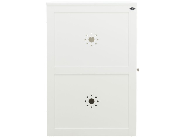 Casa para Gatos con 2 Pisos blanco