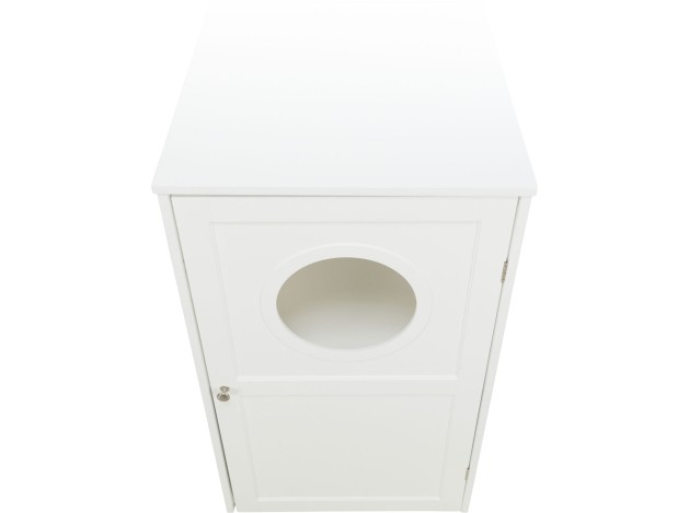 Casa para Gatos con 2 Pisos blanco