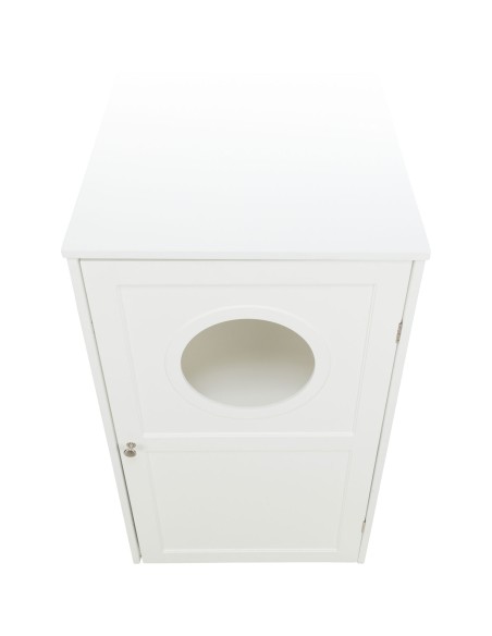 Casa para Gatos con 2 Pisos blanco