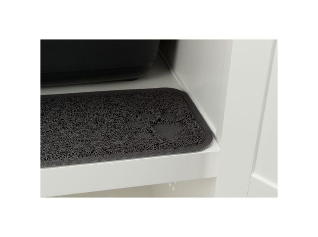 Casa para Gatos con 2 Pisos blanco