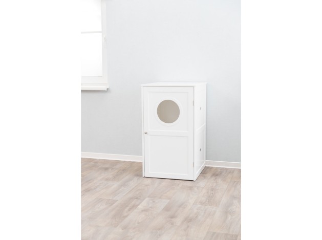 Casa para Gatos con 2 Pisos blanco