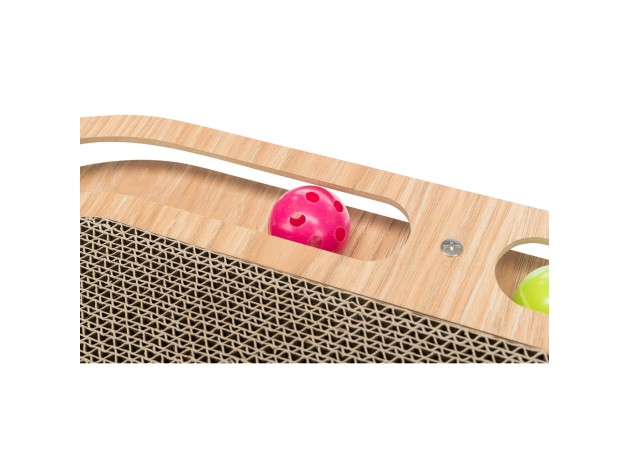 Tabla Cartón Rascadora con Marco de Madera