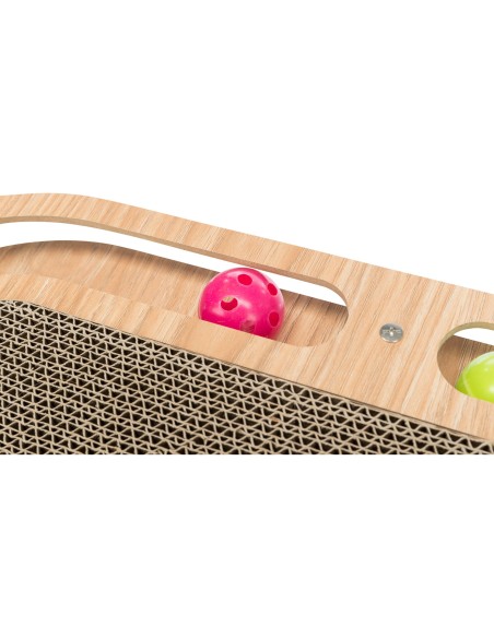 Tabla Cartón Rascadora con Marco de Madera