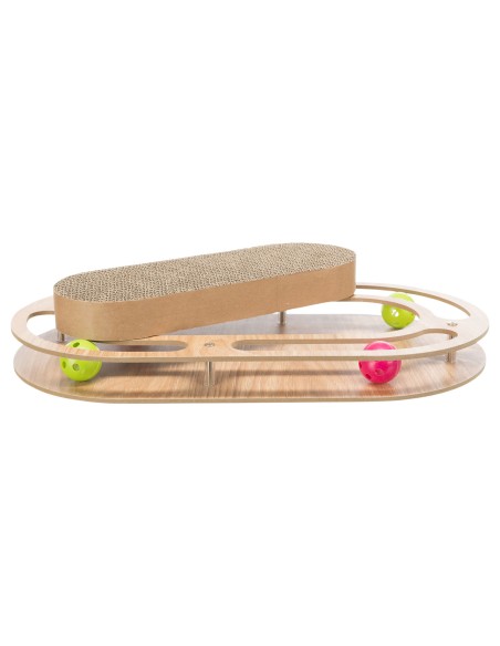 Tabla Cartón Rascadora con Marco de Madera