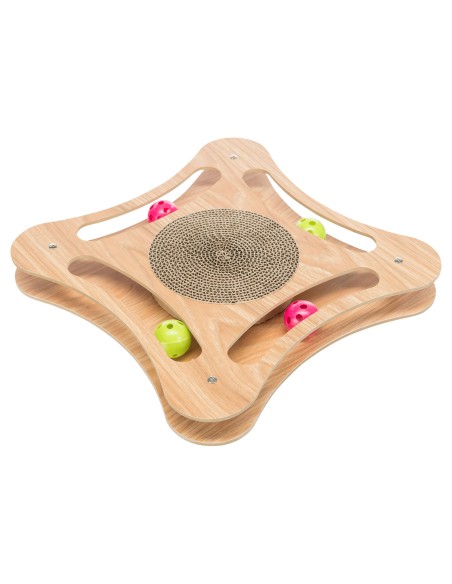 Tabla Cartón Rascadora con Marco de Madera