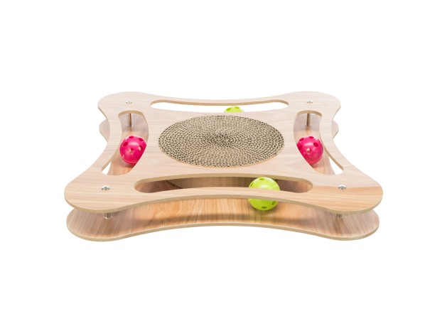 Tabla Cartón Rascadora con Marco de Madera