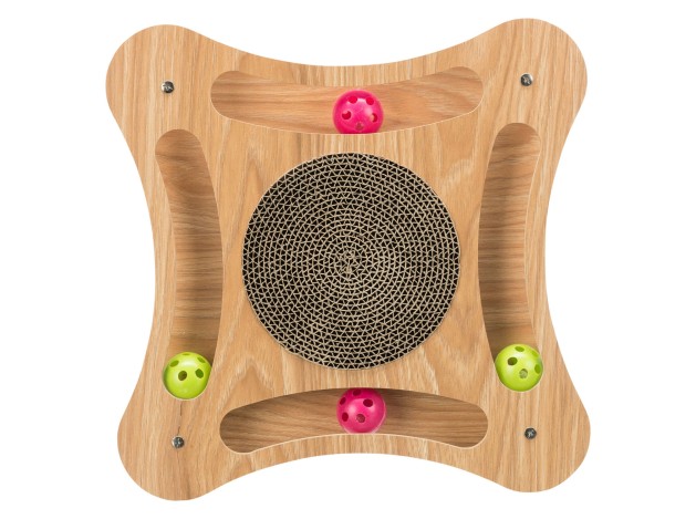 Tabla Cartón Rascadora con Marco de Madera