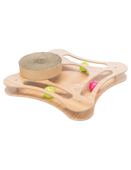 Tabla Cartón Rascadora con Marco de Madera