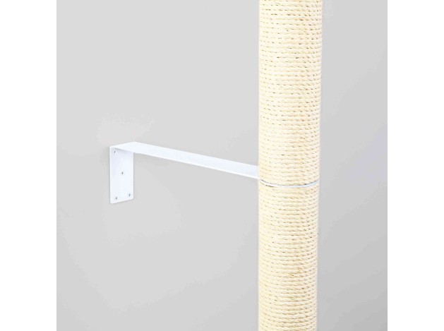 Sujeción a la Pared para Postes Rascadores blanco