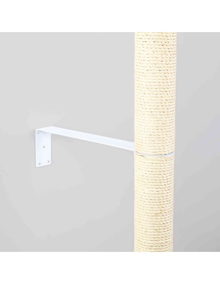 Sujeción a la Pared para Postes Rascadores blanco