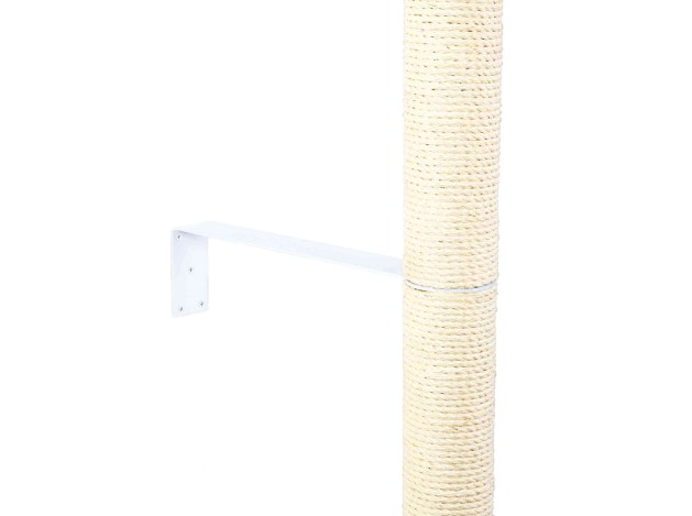 Sujeción a la Pared para Postes Rascadores blanco