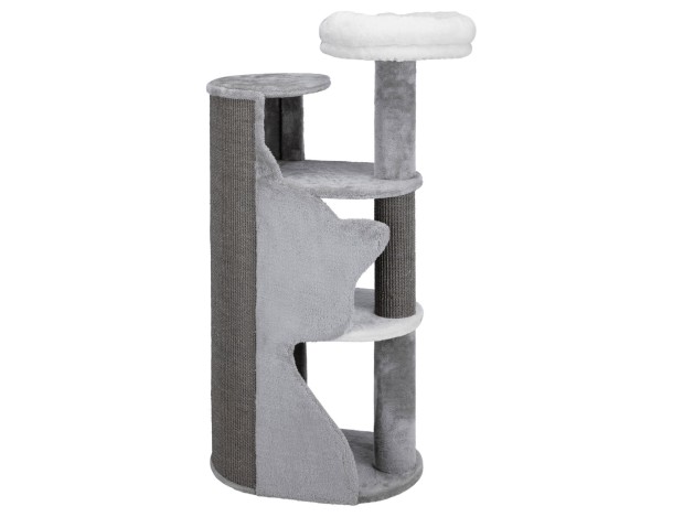 Poste Rascador Abele gris/blanco/gris