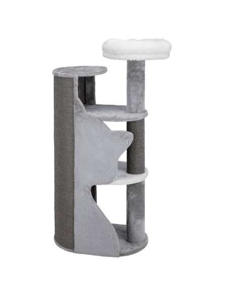 Poste Rascador Abele gris/blanco/gris