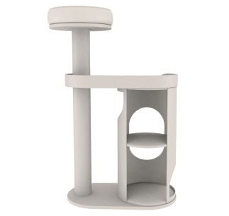 Poste Rascador Falco gris claro/marrón 2