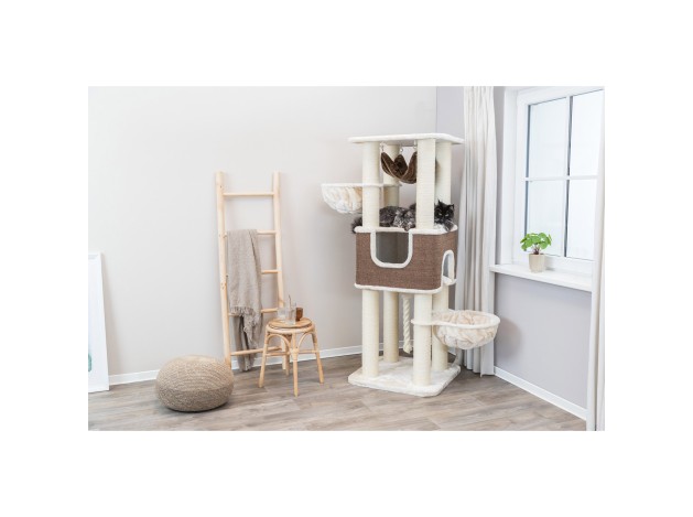 Poste Rascador XXL Humberto crema/marrón oscuro
