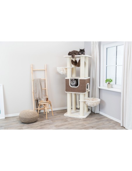Poste Rascador XXL Humberto crema/marrón oscuro
