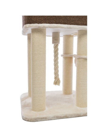 Poste Rascador XXL Humberto crema/marrón oscuro