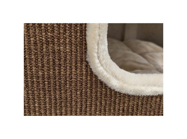 Poste Rascador XXL Humberto crema/marrón oscuro