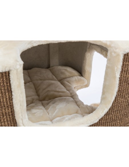 Poste Rascador XXL Humberto crema/marrón oscuro