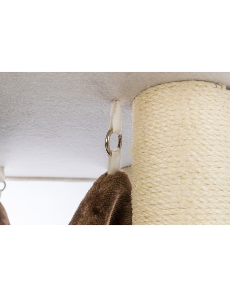 Poste Rascador XXL Humberto crema/marrón oscuro