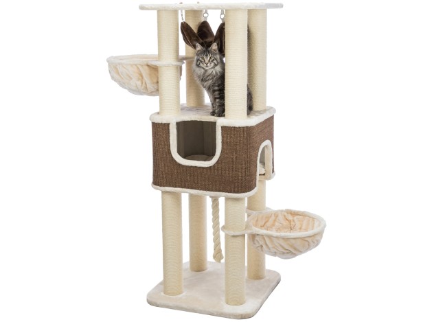 Poste Rascador XXL Humberto crema/marrón oscuro