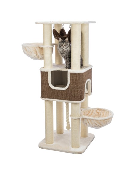 Poste Rascador XXL Humberto crema/marrón oscuro