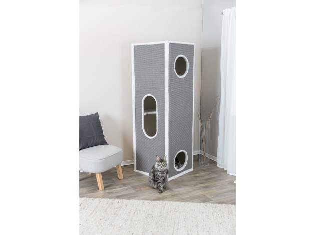 Torre Rascador XXL Stefano gris/gris claro