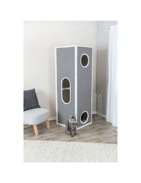 Torre Rascador XXL Stefano gris/gris claro