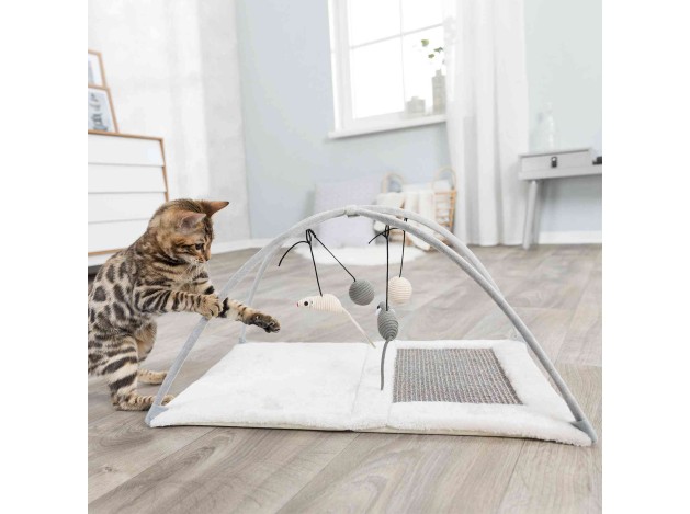 Junior Alfombrilla Rascadora gris/gris claro