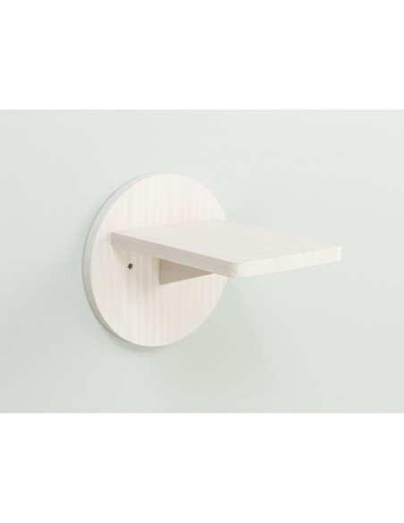 Peldaño de escalada para sujeción a la pared blanco