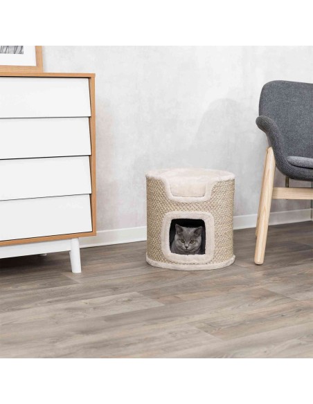 Torre Rascador Ria gris claro/verde lima