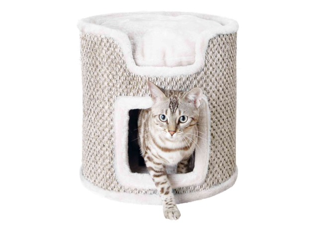 Torre Rascador Ria gris claro/verde lima